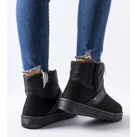 Czarne ocieplane śniegowce Big Star MM274151 1