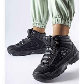 Czarne wysokie ciepłe buty Kappa 242968 Shivoo 1