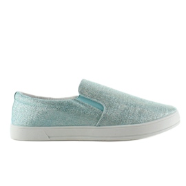 Opalizujące slipony JX35 L. Blue niebieskie 1