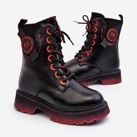 News Dziecięce Ocieplane Trapery Botki Czarne Askya 1