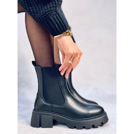 Sztyblety z wysoką cholewką Rumer Black czarne 2