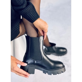 Sztyblety z wysoką cholewką Rumer Black czarne 1