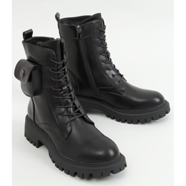 Workery z kieszonką Dakar Black czarne 1