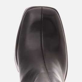 Marco Shoes Eleganckie kozaki Patrizia na platformie czarne 3