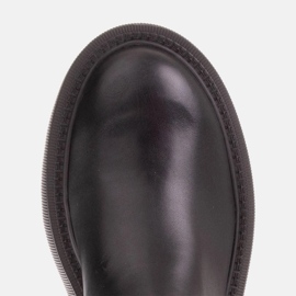 Marco Shoes Botki z dopinaną sakiewką na pasku czarne 6