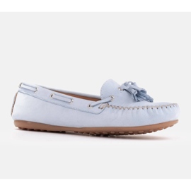Marco Shoes Mokasyny z elastyczną podeszwą niebieskie 4