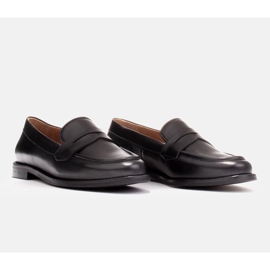 Marco Shoes Mokasyny ze skóry licowej 2231P-001-1 czarne 6