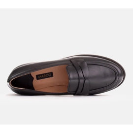 Marco Shoes Mokasyny ze skóry licowej 2231P-001-1 czarne 5