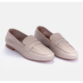Marco Shoes Loafersy bez podszewki beżowy 4