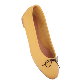Marco Shoes Baletki Passo żółte 4