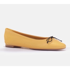 Marco Shoes Baletki Passo żółte 1