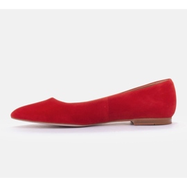Marco Shoes Lekkie baleriny czerwone 1