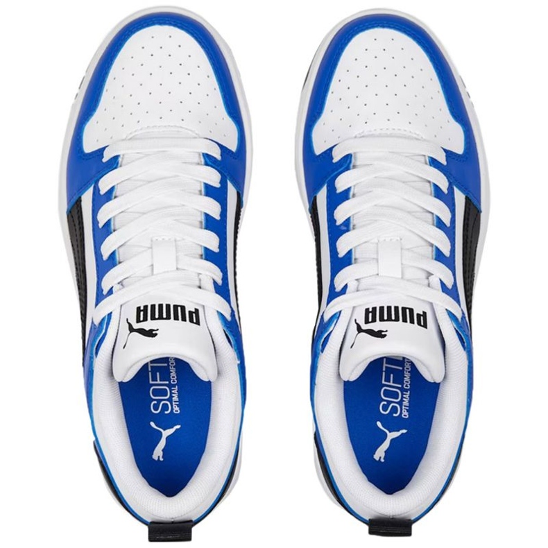 Buty Puma Rebound Layup Lo Sl Jr 370490 19 białe 1