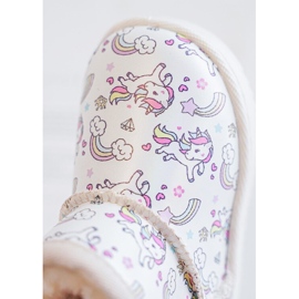 Botki Śniegowce Dziecięce Wzorzyste Beżowe Elenet beżowy 1