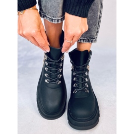 Botki traperki Hudson Black czarne 1