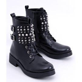 Glany z ćwiekami Ziku Black czarne 5