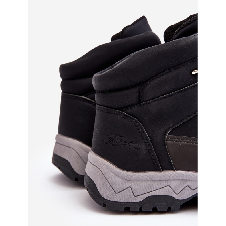 Męskie Buty Trekkingowe Trapery Czarne Maraena 2