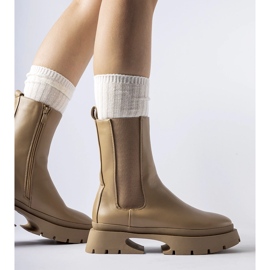 Brązowe ocieplane botki Mombello 1