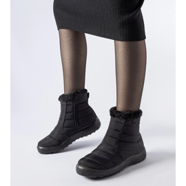 Czarne ocieplane śniegowce Valparaiso Water Resistant 1