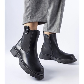 Czarne klasyczne botki Giacinta 1