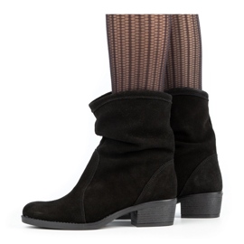 Olivier Botki na obcasie Mona czarne 3