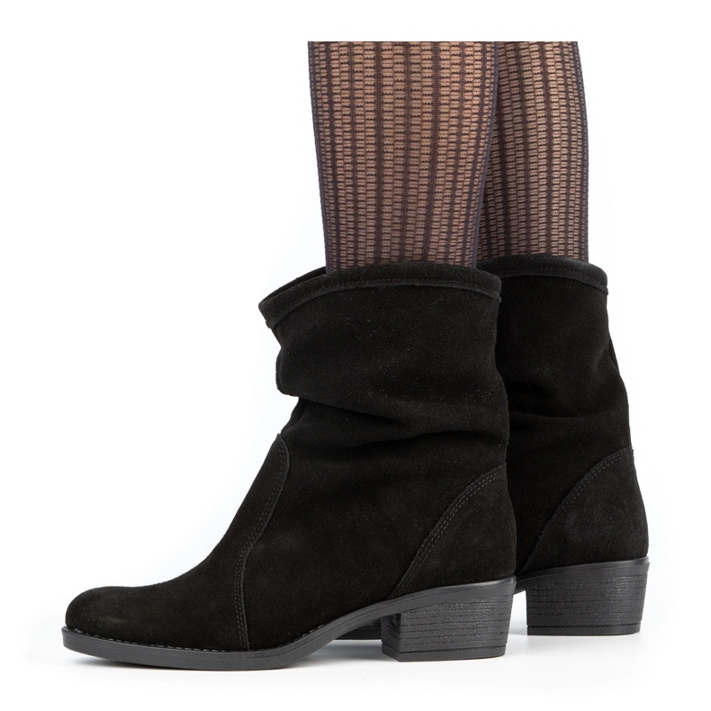 Olivier Botki na obcasie Mona czarne 3