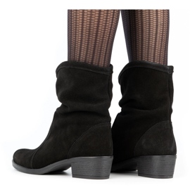 Olivier Botki na obcasie Mona czarne 2