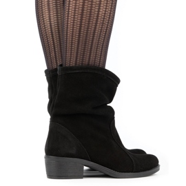 Olivier Botki na obcasie Mona czarne 1