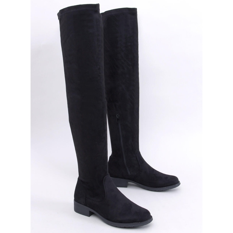 Oficerki muszkieterki Reid Black czarne 1