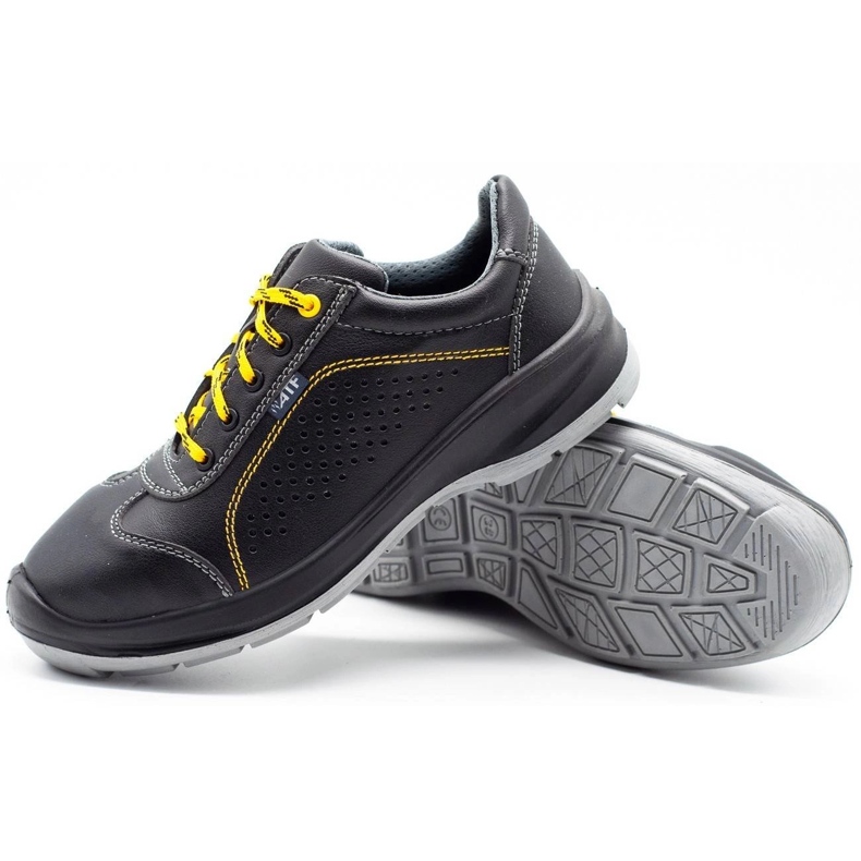 ŁUKPOL Buty męskie robocze Techwork 1128P czarne 3