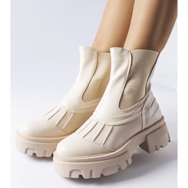 Beżowe masywne ocieplane workery Carruba beżowy 1