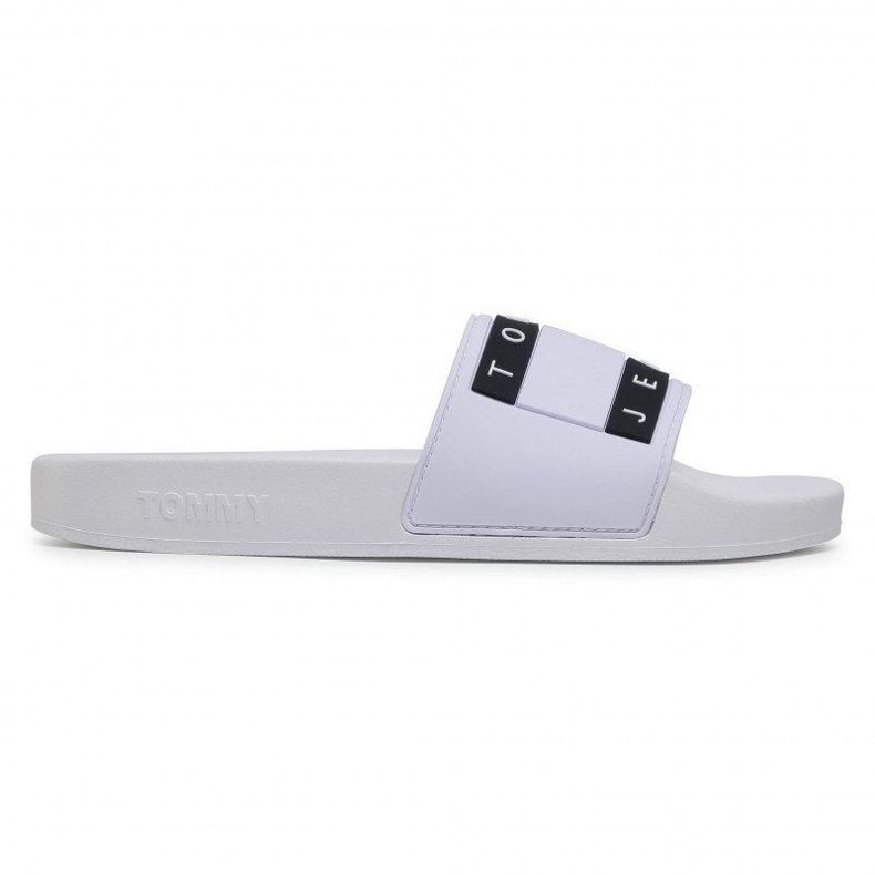 Tommy Hilfiger Klapki Tommy Jeans Flag Pool Slide W EN0EN01378-YBR białe 1