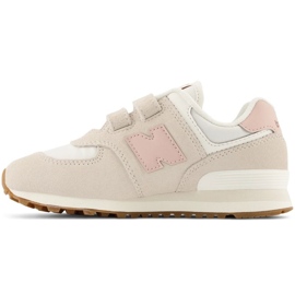 Buty New Balance Jr PV574RP1 beżowy 1