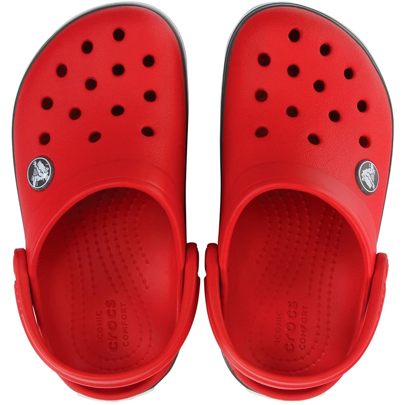 Chodaki dla dzieci Crocs Kids Toddler Crocband Clog czerwone 207005 6IB 2