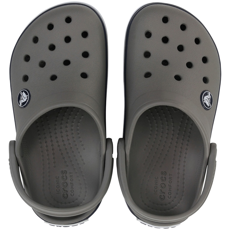 Chodaki dla dzieci Crocs Kids Toddler Crocband Clog szare 207005 05H 2