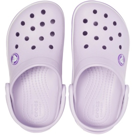 Chodaki dla dzieci Crocs Kids Toddler Crocband Clog lawendowe 207005 5P8 2