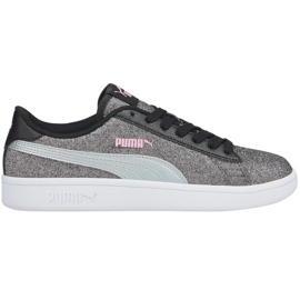 Buty dla dzieci Puma Smash v2 Glitz Glam srebrne 367377 26 srebrny 1