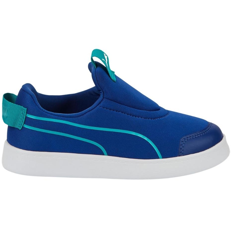 Buty dla dzieci Puma Courtflex v2 Slip On Ps niebieskie 374858 11 1