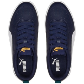 Buty dla dzieci Puma Rickie Jr granatowe 384311 07 niebieskie 2