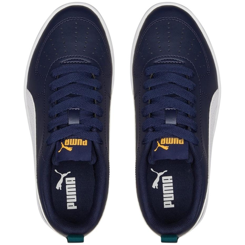 Buty dla dzieci Puma Rickie Jr granatowe 384311 07 niebieskie 2