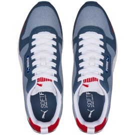 Buty męskie Puma R78 niebiesko-białe 373117 61 niebieskie 2