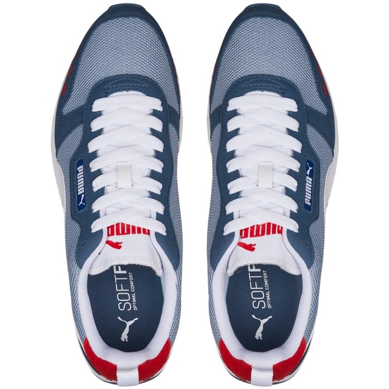 Buty męskie Puma R78 niebiesko-białe 373117 61 niebieskie 2