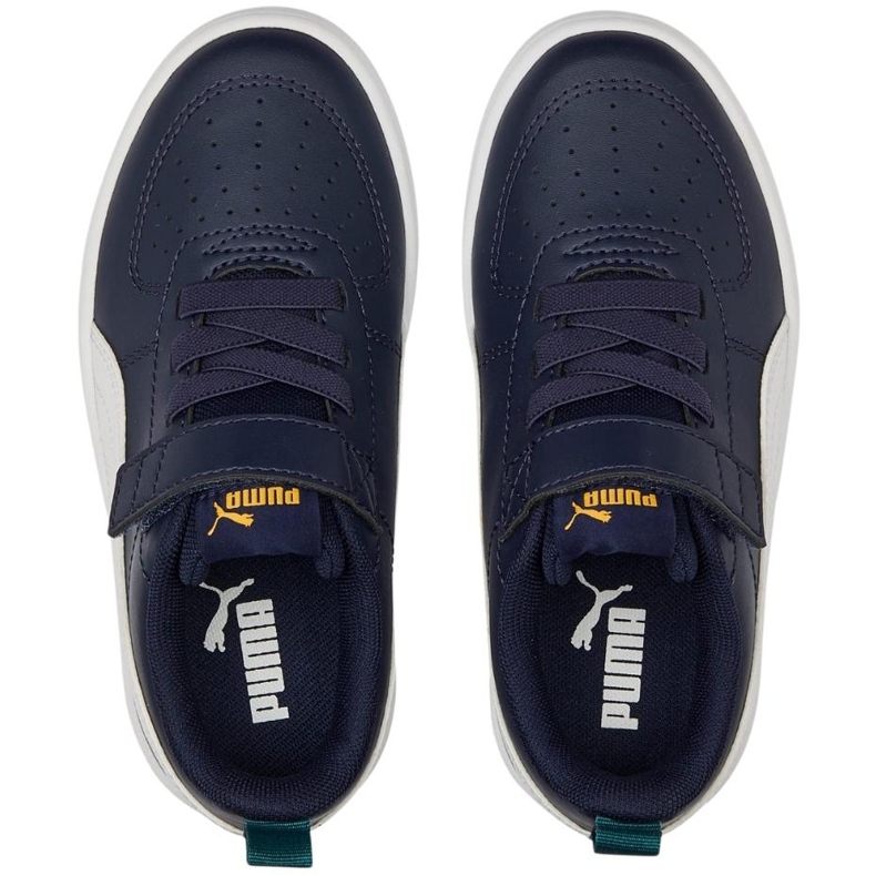 Buty dla dzieci Puma Rickie Ac Ps granatowo-białe 385836 07 niebieskie 2