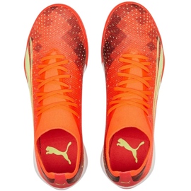 Buty piłkarskie Puma Ultra Match It 106904 03 pomarańczowe 2