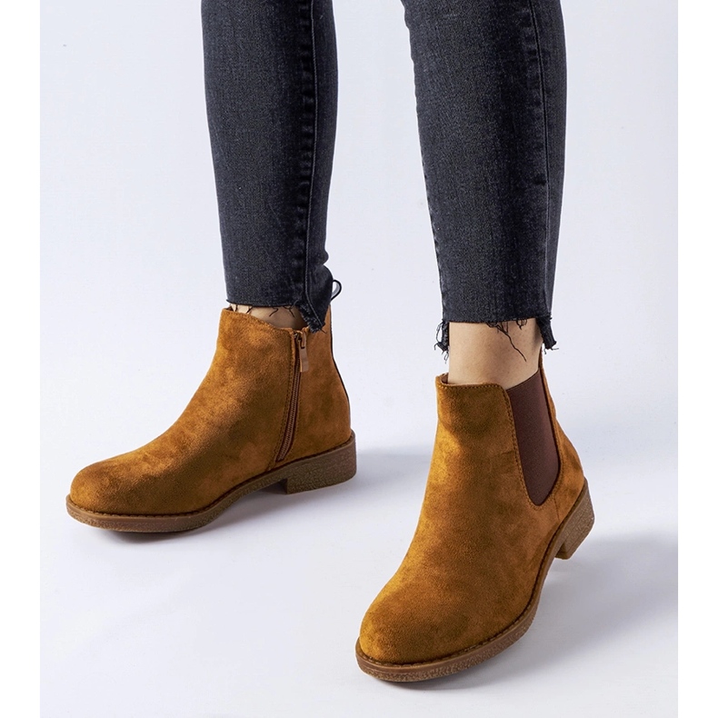 Brązowe ocieplane sztyblety Fidenzio 1