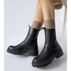 Czarne botki lekko ocieplane Bethesda 1