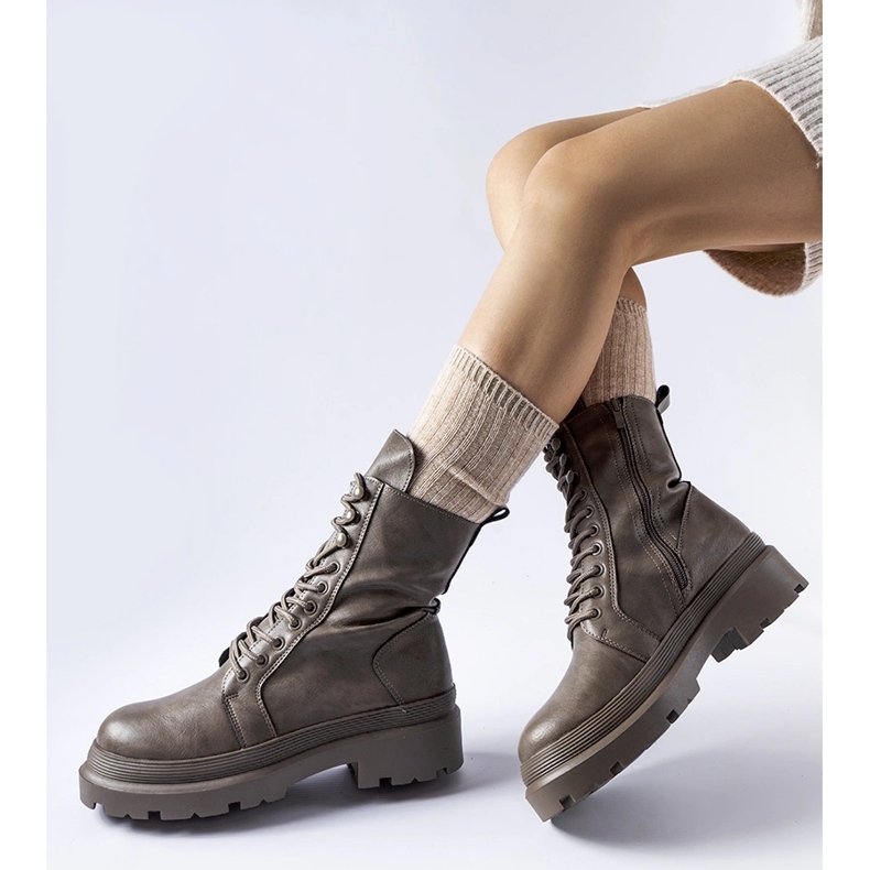 Szare trapery z protektorem Zacharie 1