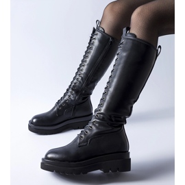 Czarne długie ocieplane workery Padernello 1