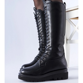 Czarne długie ocieplane workery Padernello 2