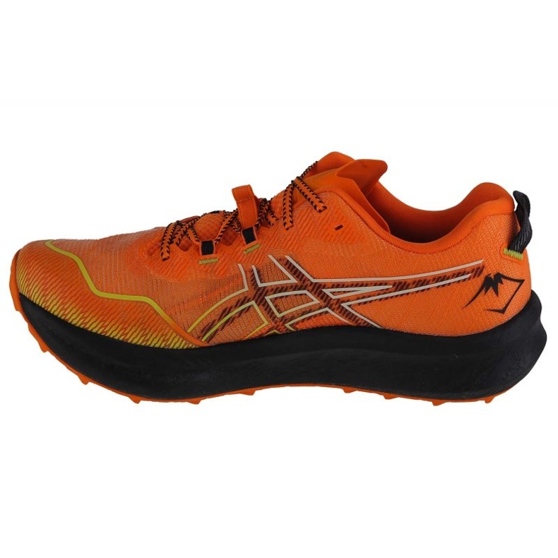 Buty do biegania Asics Fujispeed 2 M 1011B699-800 pomarańczowe 1